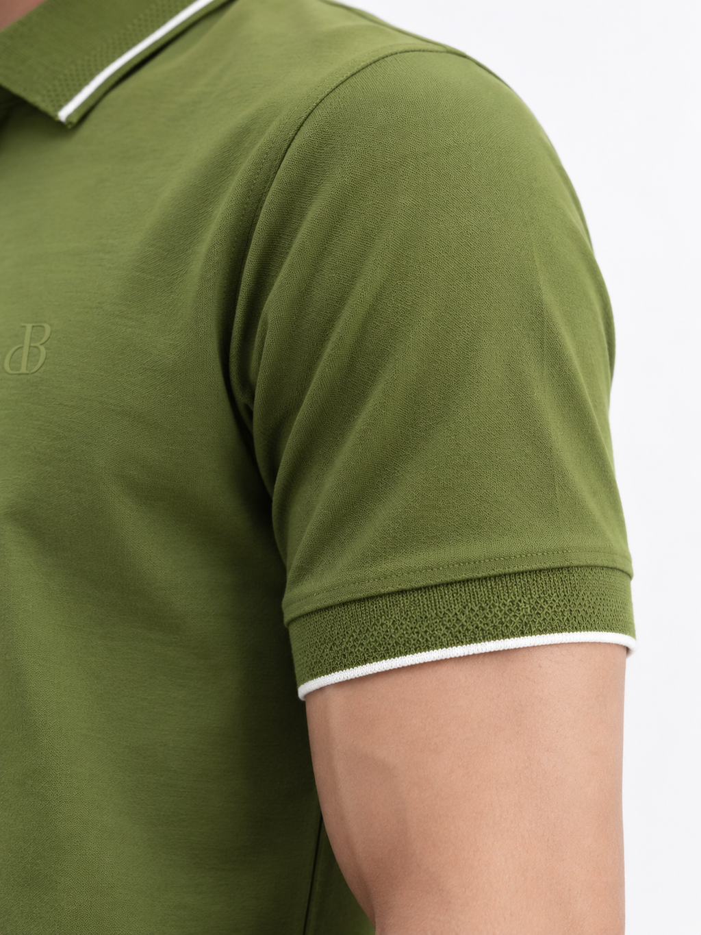 Green Pima Polo