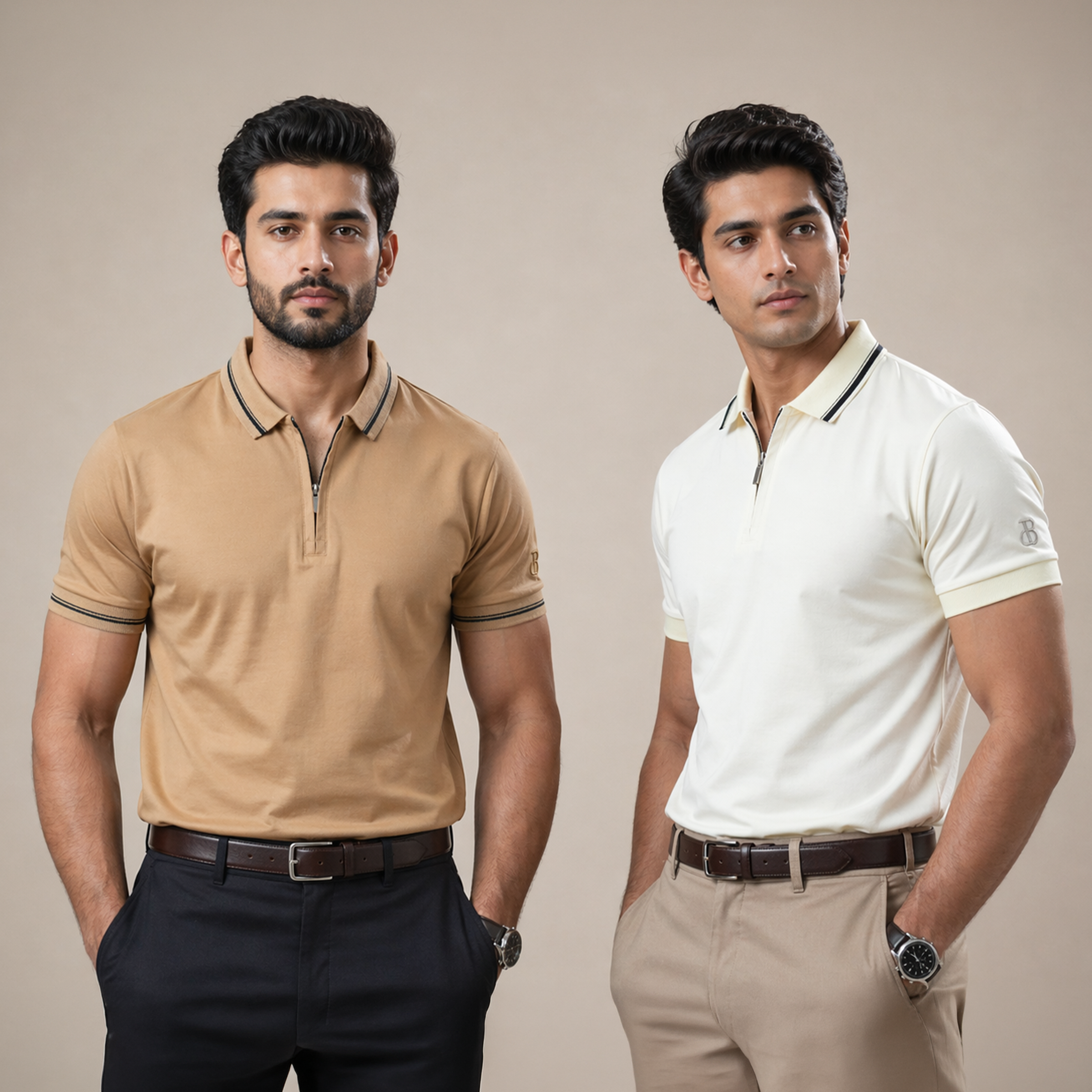 Signature Zip Polo